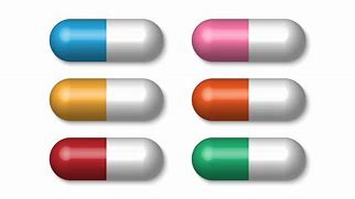 Image result for Colored Pill Capsules