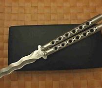 Image result for Bismuth Butterfly Knife