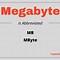 Image result for Difference Between Megabit and Mega Byte