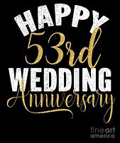 Image result for 53rd Wedding Anniversary