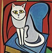 Image result for Cat On Chair Painting