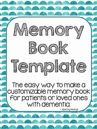 Image result for Memory Book Template