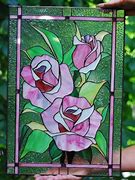 Image result for Stained Glass Rose Window Patterns