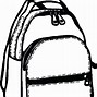 Image result for Backpack Outline Drawing