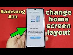 Image result for Samsung A33 Home Screen Layout
