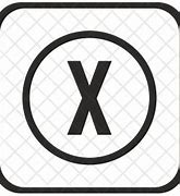 Image result for Blue X Icon