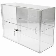Image result for Wall Mount Clear Display Case