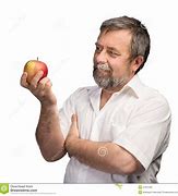 Image result for Man Holding Apple