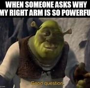 Image result for Shrek Good Question Meme