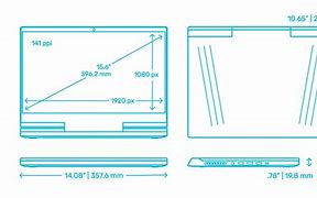 Image result for Laptop Dimensions