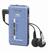 Image result for Sony Headphone Blue Walkman