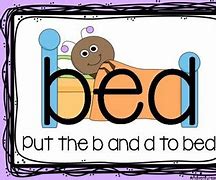 Image result for Bed Saying B and D Correctly