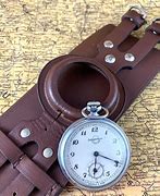 Image result for Leather Pocket Watch Strap