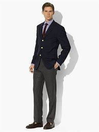 Image result for 3 Buttons Navy Blazer