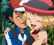 Image result for Ash and Serena Hug