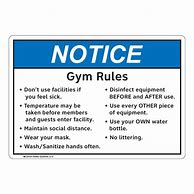 Image result for Gym Rules and Regulations Template