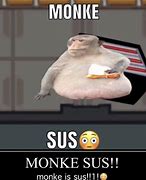 Image result for Sus Monkey Meme