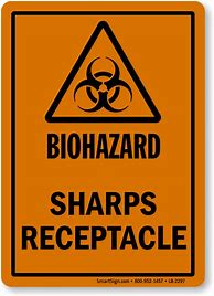 Image result for Sharps Container Label