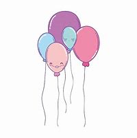 Image result for Cute Balloon Drawings