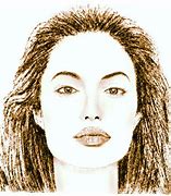 Image result for A Sketch of Angelina Jolie