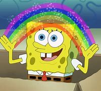 Image result for Spongebob Patty Rainbow Meme