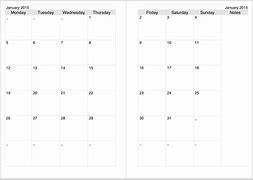 Image result for 2 Page Monthly Calendar Printable Free