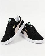 Image result for White Black Puma Suede