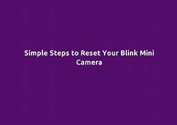 Image result for Blink Reset Button