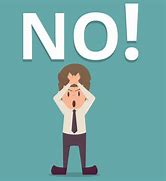 Image result for Person Saying No Clip Art