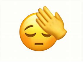 Image result for Hand On Face Emoji Faces