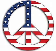 Image result for American Flag Peace Sign