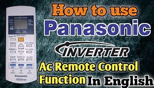 Image result for Panasonic Inverter Remote Control