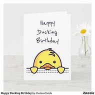 Image result for Funny Happy Birthday Duck