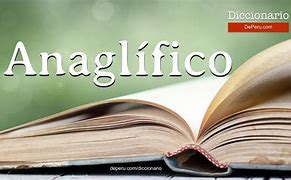 Image result for anagl�fico