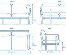 Image result for Sofa Dimensions Standard