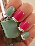 Image result for Circle French Nails