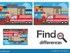 Image result for Find 5 Differences Firefighter
