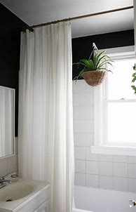 Image result for Tile Shower with Shower Curtain