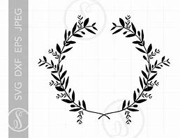 Image result for Free SVG Laurel Wreath for Cricut