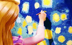 Image result for Tangled Painting Easy
