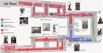 Image result for Louvre Floor Plan