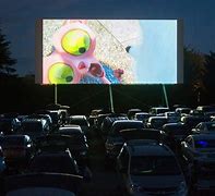 Image result for Drive in Movie Theater Screen and Projector