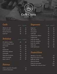 Image result for Cafe Español Menu