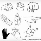 Image result for Hand Silhouette Clip Art