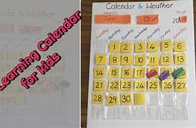 Image result for DIY Calendar for Kids