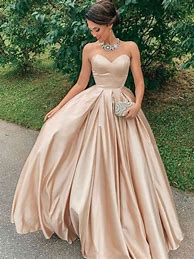 Image result for Champagne Prom Dress Rent