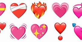 Image result for Emoji Heart Meanings Chart