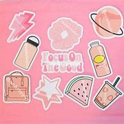 Image result for Pink Stickers for Laptop