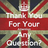 Image result for Thank You for Your Attention Any Questions