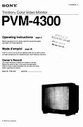 Image result for Sony Pvm-4300